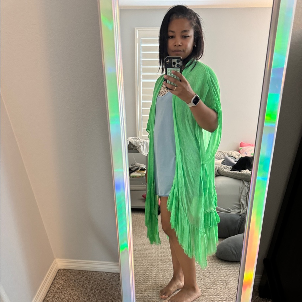 Free People Ruffle Kimono - Picture 3 of 7